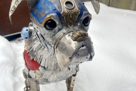 Sculpture, Boxer, Nathalie Trepanier