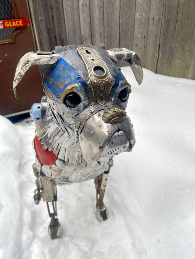 Sculpture, Boxer, Nathalie Trepanier