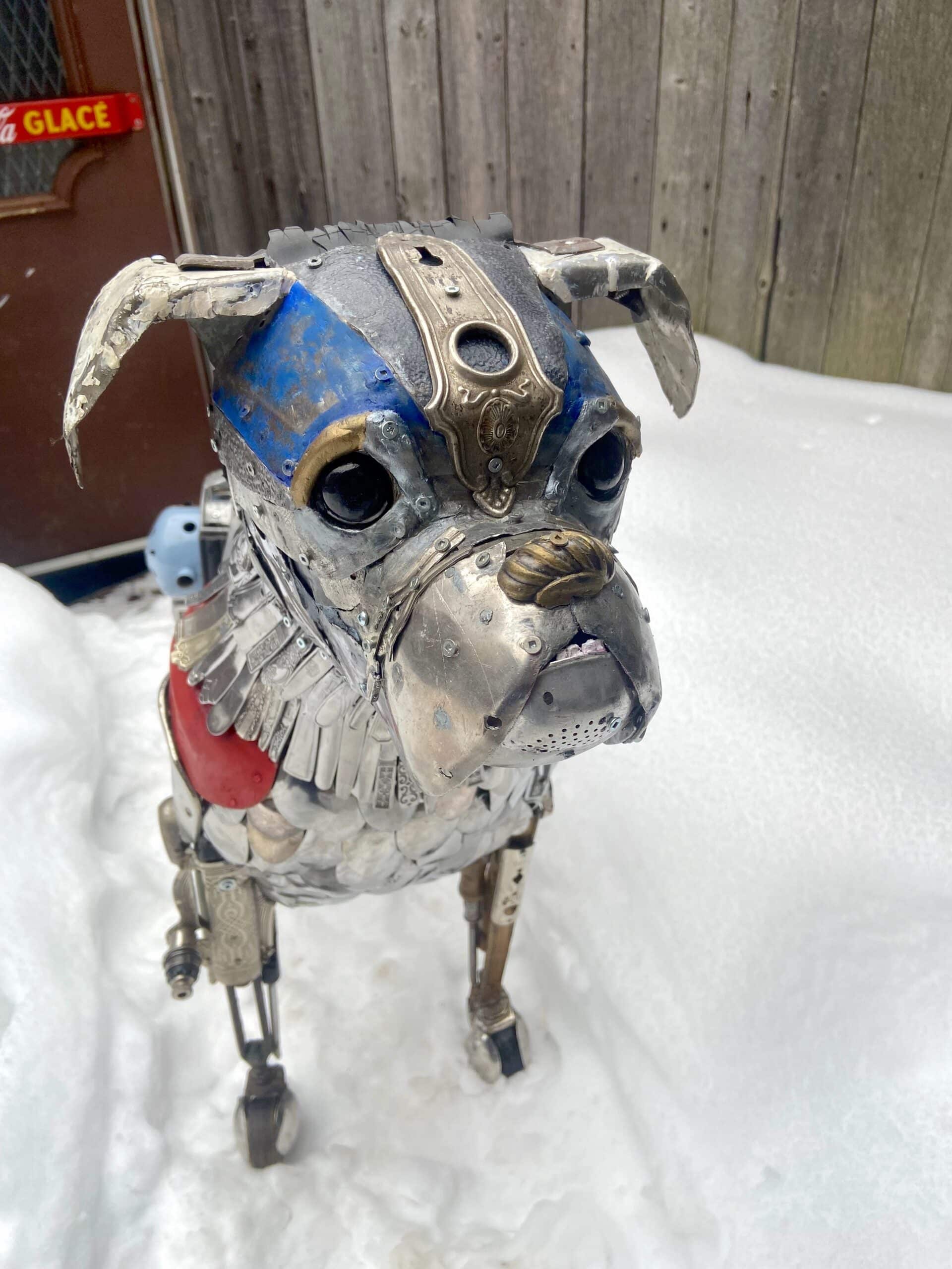 Sculpture, Boxer, Nathalie Trepanier