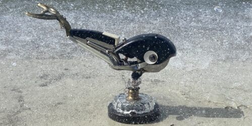 Sculpture, Baleine Noire de l’Atlantique Nord, Nathalie Trepanier