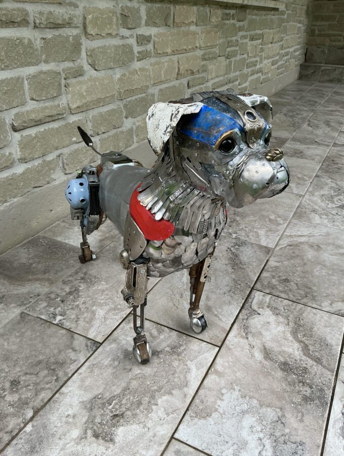 Sculpture, Boxer, Nathalie Trepanier