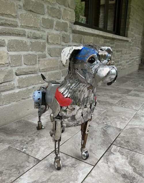 Sculpture, Boxer, Nathalie Trepanier