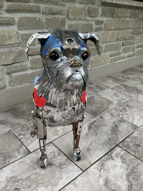 Sculpture, Boxer, Nathalie Trepanier